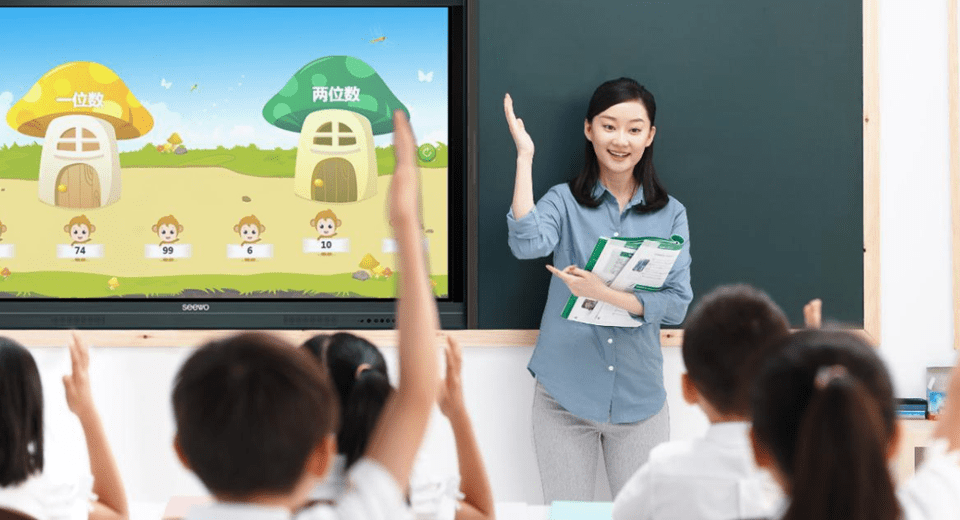 Educational touch screen